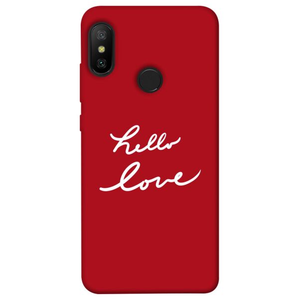 

Чехол itsPrint Hello love для Xiaomi Mi A2 Lite / Xiaomi Redmi 6 Pro