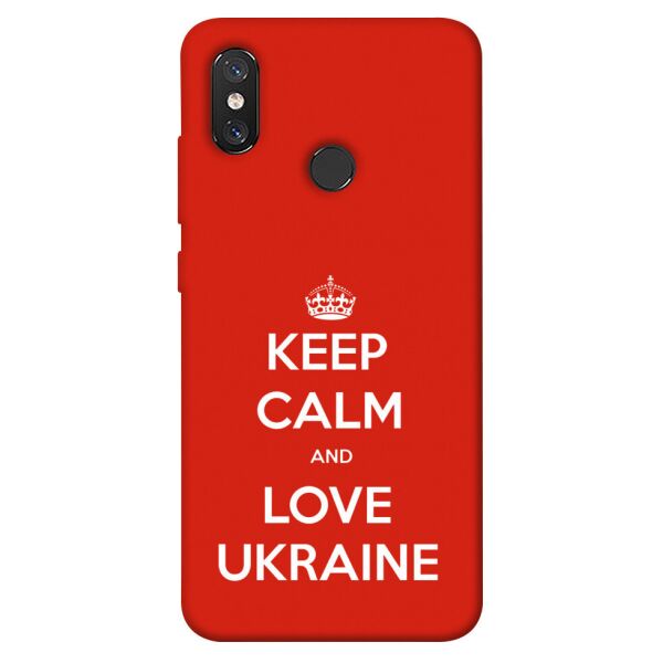 

Чехол itsPrint Keep calm and love Ukraine для Xiaomi Mi 8