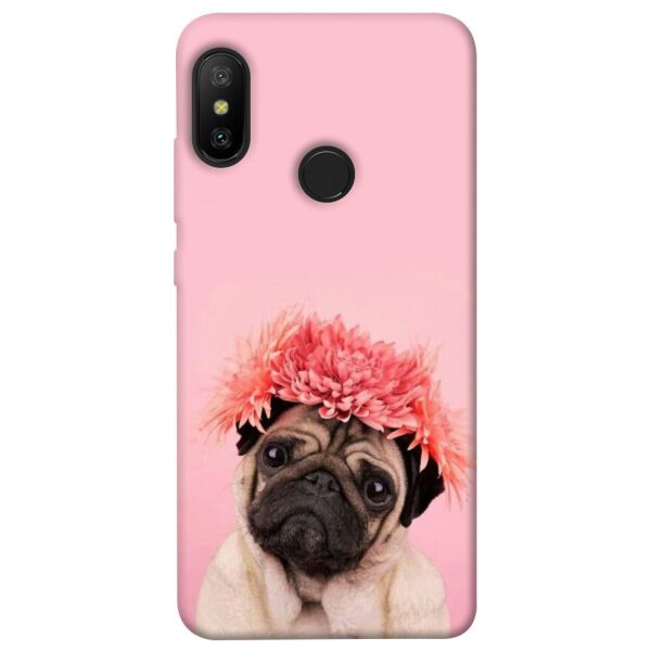 

Чехол itsPrint Мопс с цветами для Xiaomi Mi A2 Lite / Xiaomi Redmi 6 Pro