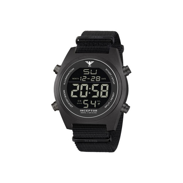 

Часы KHS Einsatzuhr KHS.INCBSD.NB Inceptor Black Steel Digital Chrono 46mm