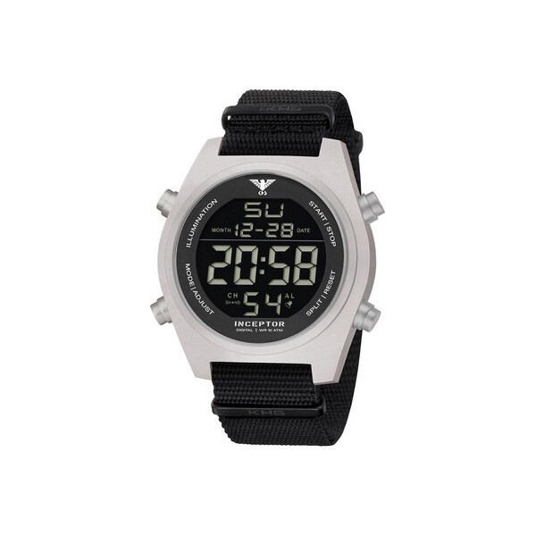 Часы KHS Einsatzuhr KHS.INCSD.NB Inceptor Steel Digital Chrono 46mm