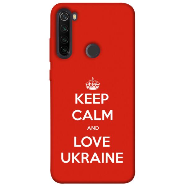 

Чехол itsPrint Keep calm and love Ukraine для Xiaomi Redmi Note 8T