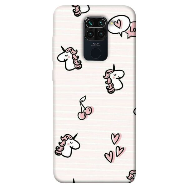 

Чехол itsPrint Паттерн единороги 4 для Xiaomi Redmi Note 9 / Redmi 10X
