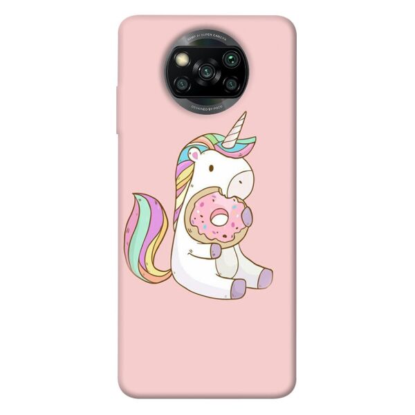 

Чехол itsPrint Единорог с пончиком для Xiaomi Poco X3 NFC
