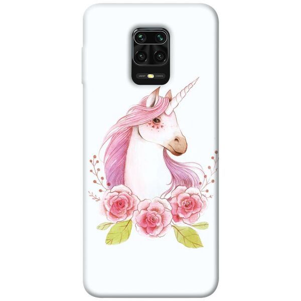 

Чехол itsPrint Единорог с цветами для Xiaomi Redmi Note 9s / Note 9 Pro / Note 9 Pro Max