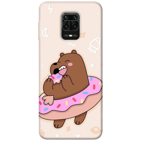 

Чехол itsPrint Мишка в пончике для Xiaomi Redmi Note 9s / Note 9 Pro / Note 9 Pro Max