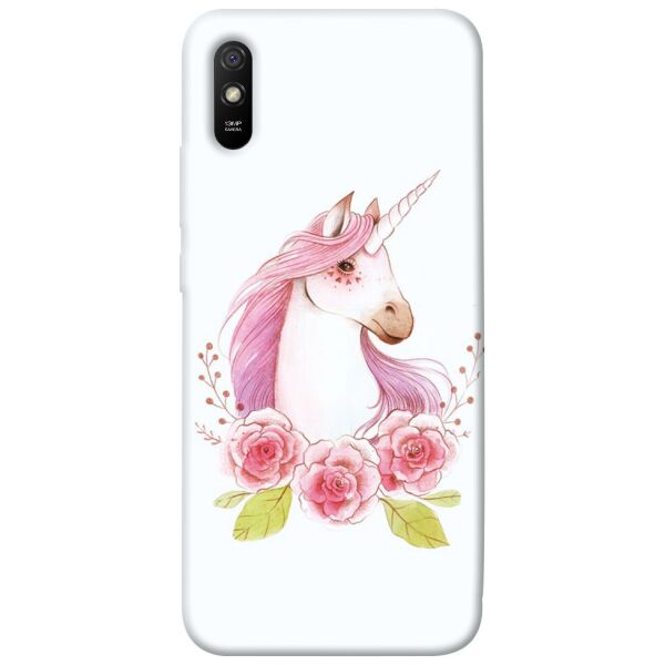 

Чехол itsPrint Единорог с цветами для Xiaomi Redmi 9A