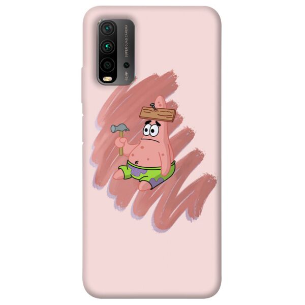 

Чехол itsPrint Патрик с молотком для Xiaomi Redmi Note 9 4G / Redmi 9 Power / Redmi 9T