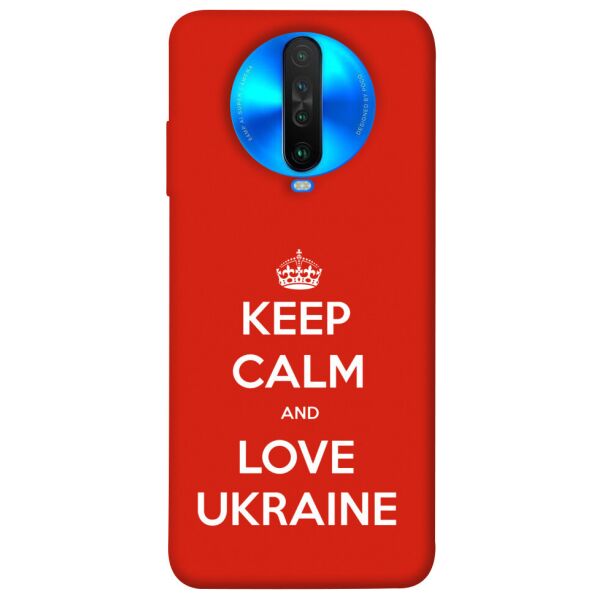 

Чехол itsPrint Keep calm and love Ukraine для Xiaomi Poco X2