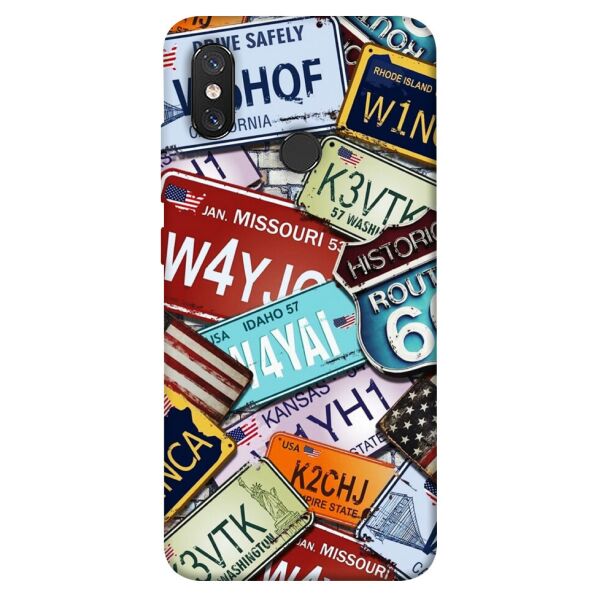 

Чехол itsPrint License plate для Xiaomi Mi 8