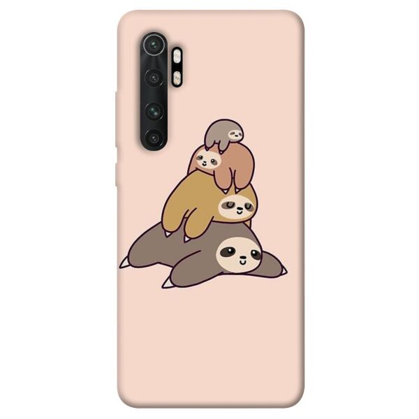 

Чехол itsPrint Ленивцы для Xiaomi Mi Note 10 Lite