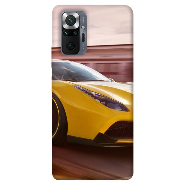 

Чехол itsPrint Yellow sportcar для Xiaomi Redmi Note 10 Pro