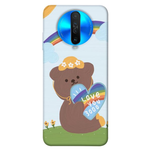 

Чехол itsPrint Мишка с сердцем для Xiaomi Redmi K30