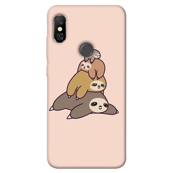 

Чехол itsPrint Ленивцы для Xiaomi Redmi Note 6 Pro