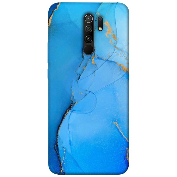 

Чехол itsPrint Синий с золотом для Xiaomi Redmi 9