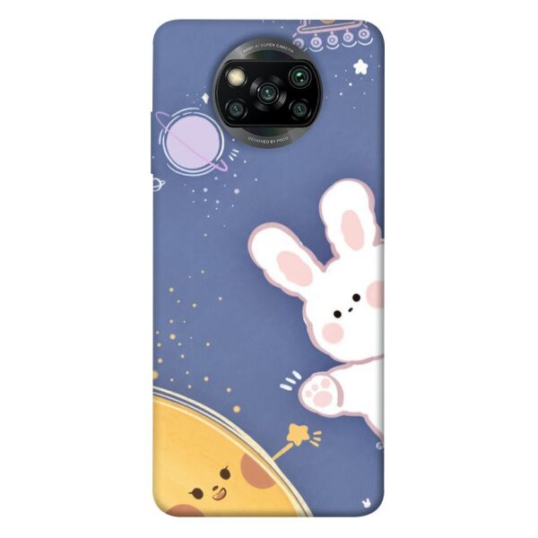 

Чехол itsPrint Зайка в космосе для Xiaomi Poco X3 NFC