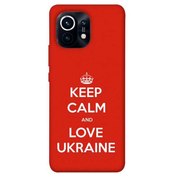

Чехол itsPrint Keep calm and love Ukraine для Xiaomi Mi 11