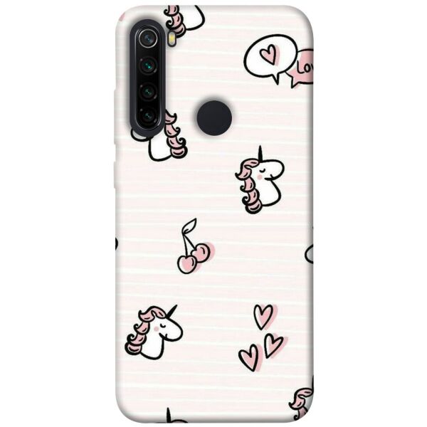 

Чехол itsPrint Паттерн единороги 4 для Xiaomi Redmi Note 8
