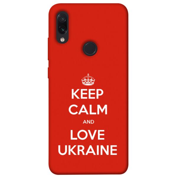

Чехол itsPrint Keep calm and love Ukraine для Xiaomi Redmi Note 7 / Note 7 Pro / Note 7s