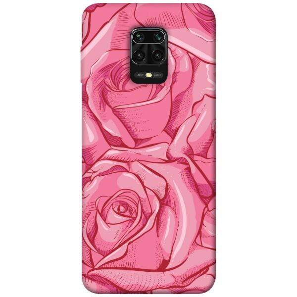 

Чехол itsPrint Розы карандашом для Xiaomi Redmi Note 9s / Note 9 Pro / Note 9 Pro Max