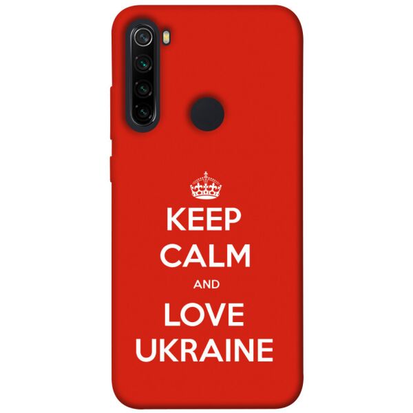 

Чехол itsPrint Keep calm and love Ukraine для Xiaomi Redmi Note 8