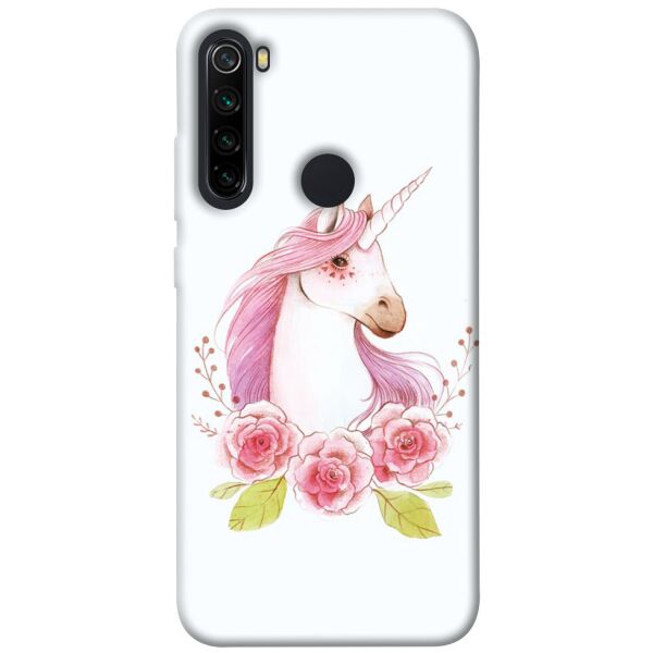 

Чехол itsPrint Единорог с цветами для Xiaomi Redmi Note 8
