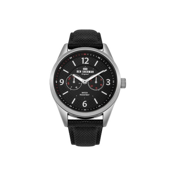 

Часы Ben Shermann WBS069BB Big Carnaby Utility Herren 45mm 3ATM
