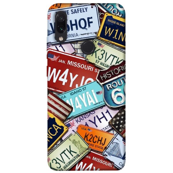 

Чехол itsPrint License plate для Xiaomi Redmi Note 7 / Note 7 Pro / Note 7s