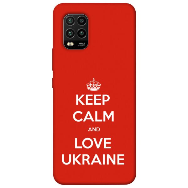 

Чехол itsPrint Keep calm and love Ukraine для Xiaomi Mi 10 Lite