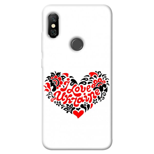 

Чехол itsPrint С Украиной в сердце для Xiaomi Redmi Note 6 Pro