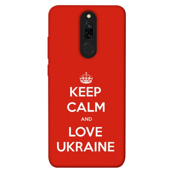 

Чехол itsPrint Keep calm and love Ukraine для Xiaomi Redmi 8