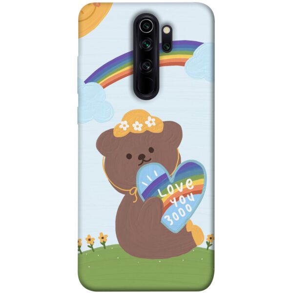 

Чехол itsPrint Мишка с сердцем для Xiaomi Redmi Note 8 Pro