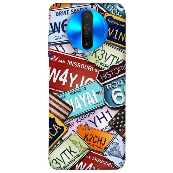 

Чехол itsPrint License plate для Xiaomi Poco X2
