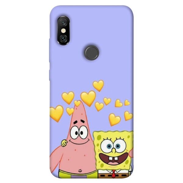 

Чехол itsPrint Боб и Патрик для Xiaomi Redmi Note 6 Pro