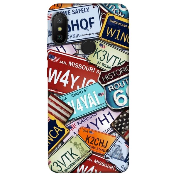 

Чехол itsPrint License plate для Xiaomi Mi A2 Lite / Xiaomi Redmi 6 Pro