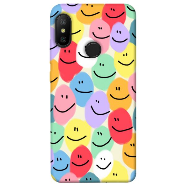 

Чехол itsPrint Разноцветные смайлы для Xiaomi Mi A2 Lite / Xiaomi Redmi 6 Pro