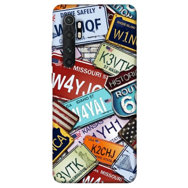 

Чехол itsPrint License plate для Xiaomi Mi Note 10 Lite