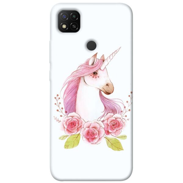 

Чехол itsPrint Единорог с цветами для Xiaomi Redmi 9C