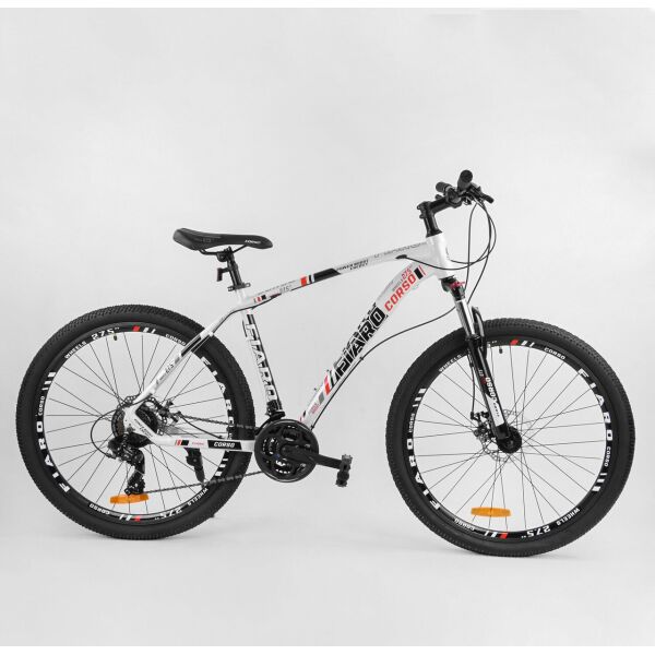 

Велосипед Спортивный CORSO «FIARO» 27.5" дюймов 73228 белый 04772
