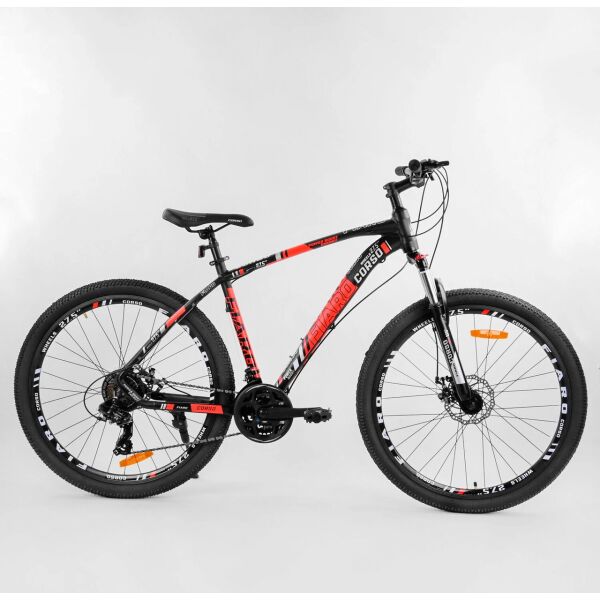 

Велосипед Спортивный CORSO «FIARO» 27.5" дюймов 13658 красный 04771
