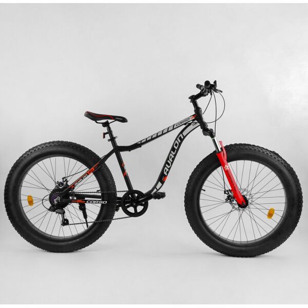

Велосипед Спортивный CORSO «Avalon» 26" дюймов 21085 красный 04728