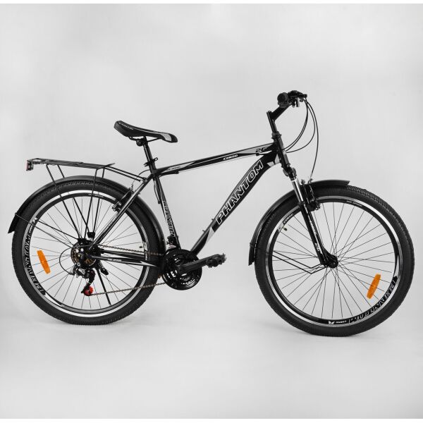 

Велосипед Спортивный CORSO «Phantom» 26" дюймов 88107 черный 04730