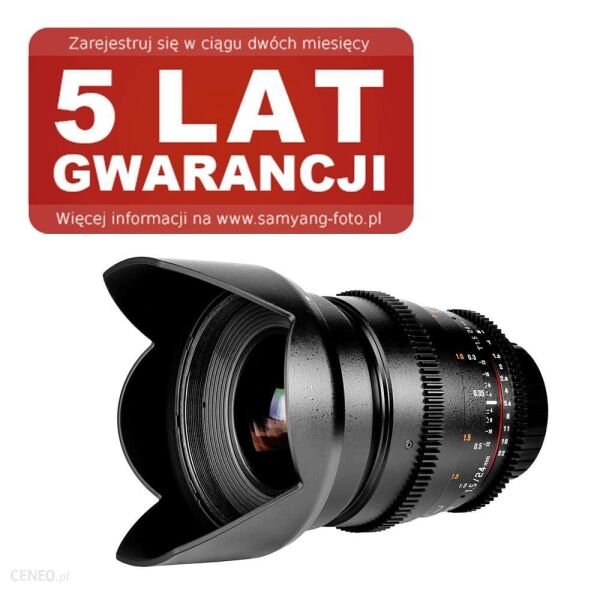 

Объектив Samyang 24mm T1.5 V-DSLR ED AS IF UMC II (4/3)