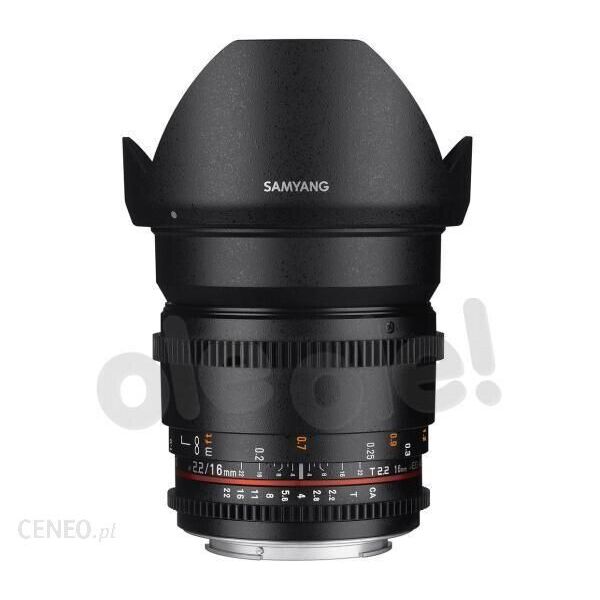 

Объектив Samyang 16mm T2.2 V-DSLR ED AS UMC CS II (Canon)