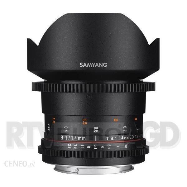 

Объектив Samyang 14mm T3.1 V-DSLR ED AS IF UMC II (Sony A)