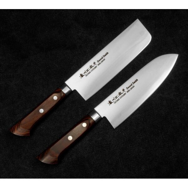 

Satake Cutlery Satake Unique Sai Santoku+Nakiri