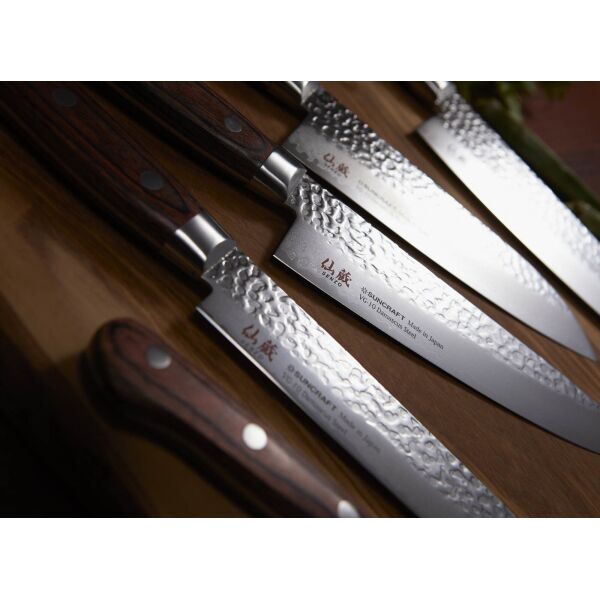 

noży Suncraft Senzo Twisted Octagon z blokiem: [TO-SET]