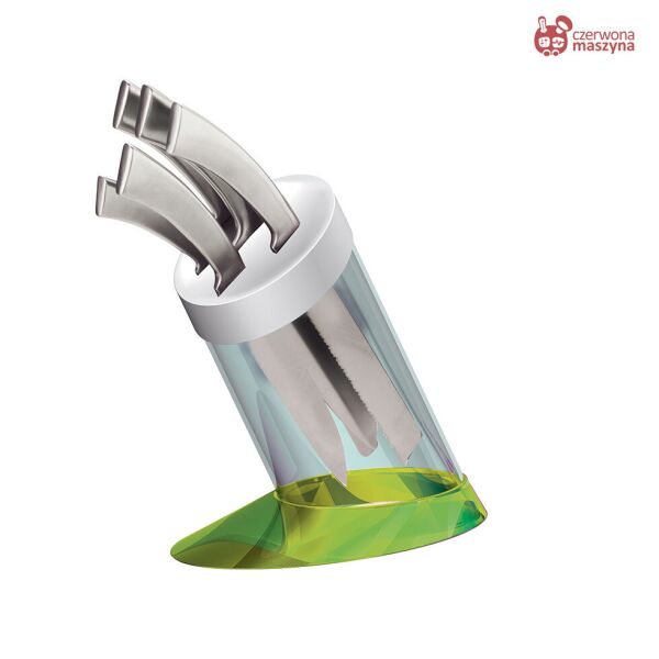 

Bugatti 5 noży w bloku glamour zielony casa glmu-02195