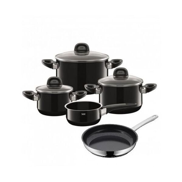 

Silit Modesto Line Black 5Cz. Zestaw Garnków + Patelnia 24 Silargan (210930397828)