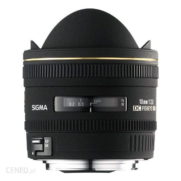 

Объектив Sigma 10mm f/2.8 EX DC HSM fisheye mocowanie Canon (477954)